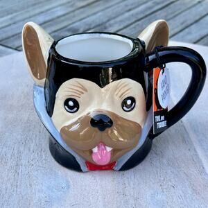French Bulldog Dracula Halloween Mug Toil and Trouble Frenchie Decorative Mug